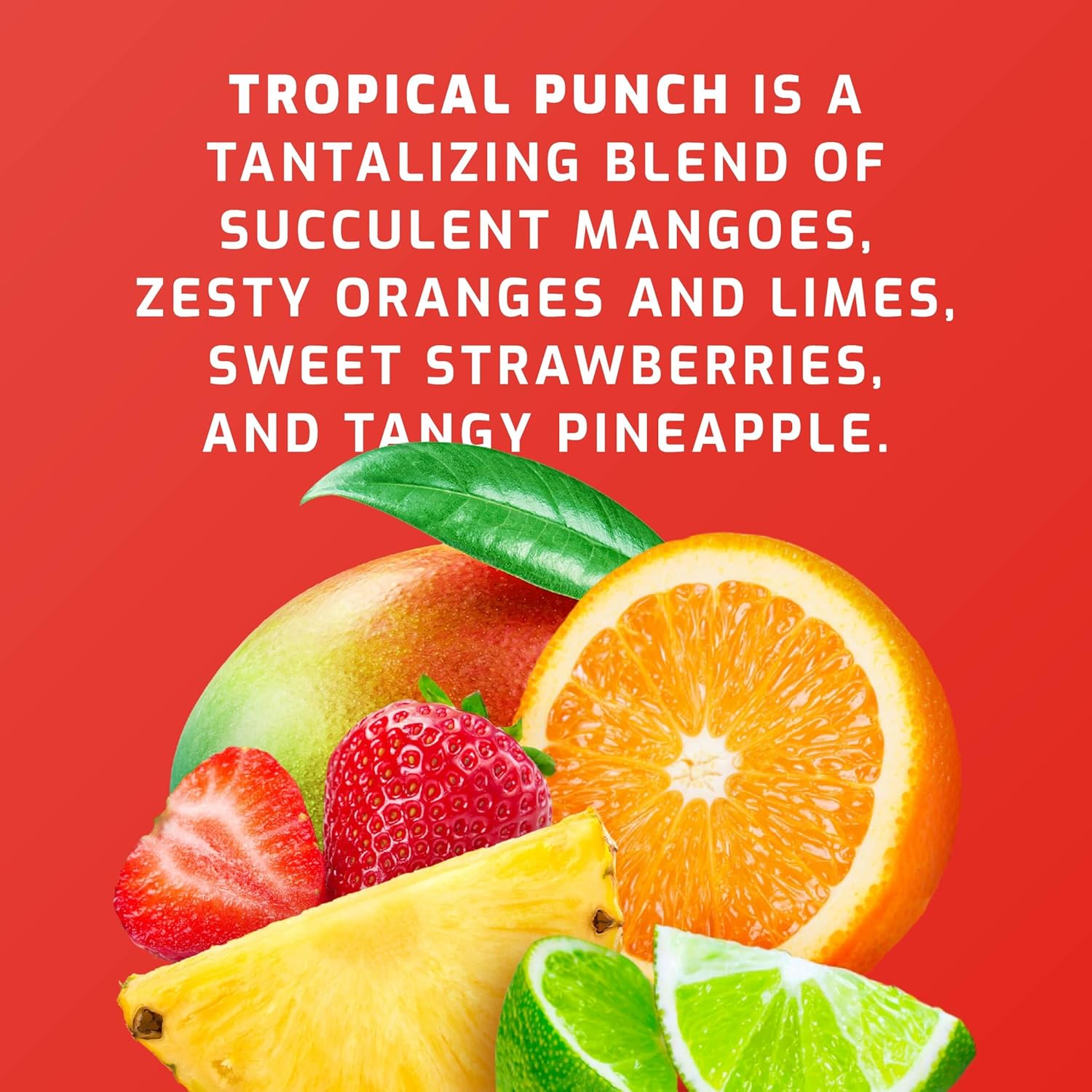 TRULABS Hydrate + Detox Tropical Punch Electrolyte Hydration Packets - 6ct. Sugar Free with 1422mg Electrolytes, 19 Vitamins & Minerals, DHM