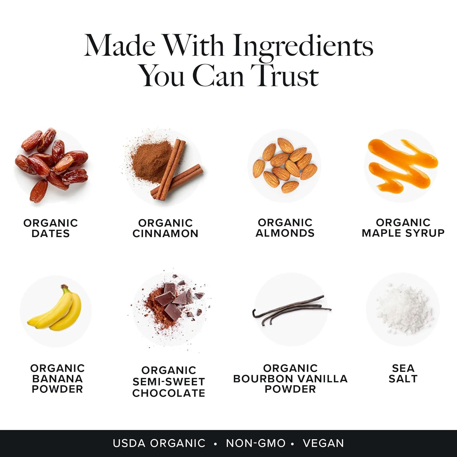 Truvani Chocolate Chip Banana Bread Plant Based Snack Bars - 1 Pack, 5g Protein, USDA Organic & Vegan - Dairy, Soy, Gluten Free