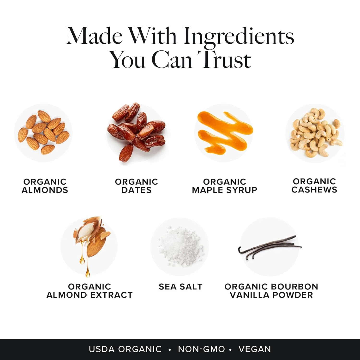 Truvani Sugar Cookie Plant Based Snack Bars | 12 Pack | 6g Protein | USDA Organic & Vegan | Dairy, Soy, Gluten Free