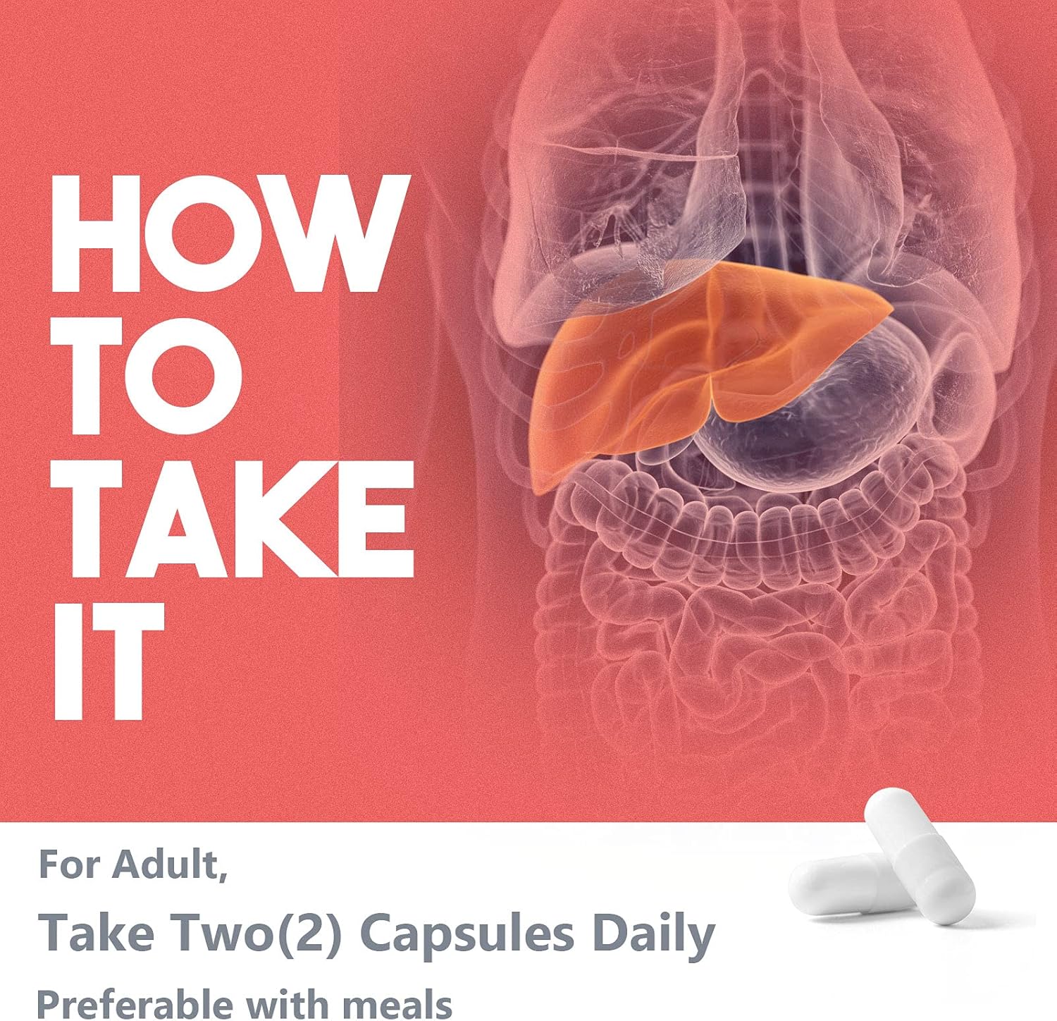 TUDCA Liver Cleanse Detox Supplement - 1000mg Bile Salts with Milk Thistle Herbal Blend - Promotes Liver and Digestive Health - 60 Vegan Capsules