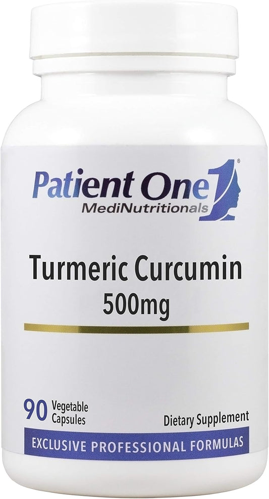 Turmeric Curcumin 500mg Capsules with Black Pepper Extract - Supports Healthy Inflammatory Response - 90 Count