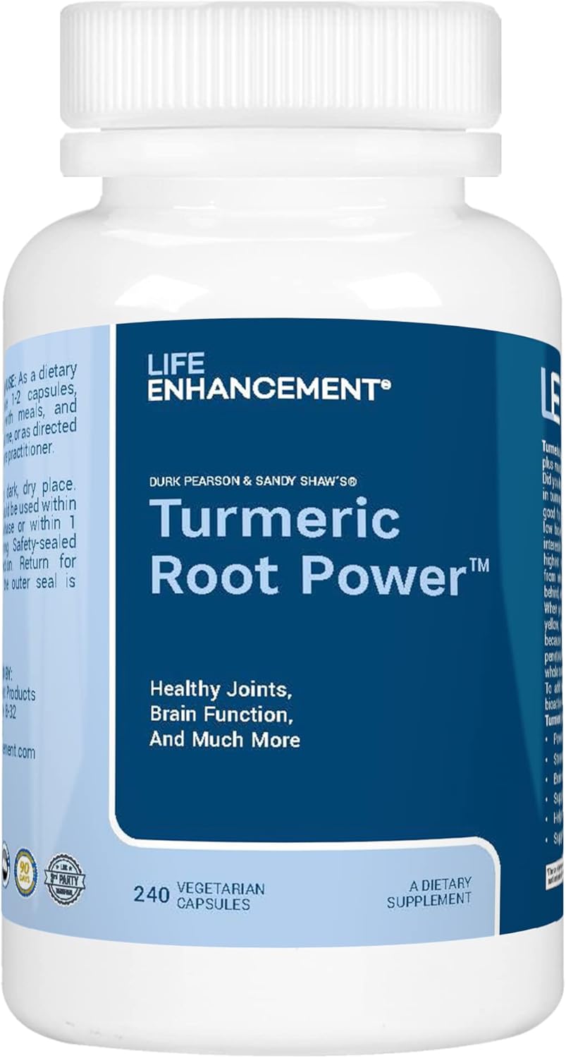 Turmeric Root Capsules - 1200 mg Curcuma Supplement - 120 Servings for Enhanced Life