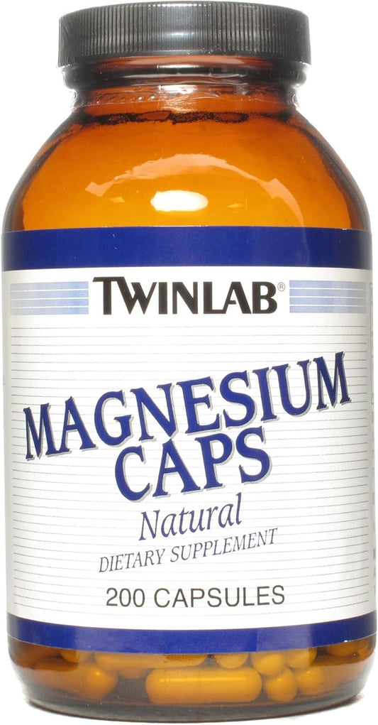 Twinlab Magnesium 400mg Capsules - 200 Count - High Quality Magnesium Supplement