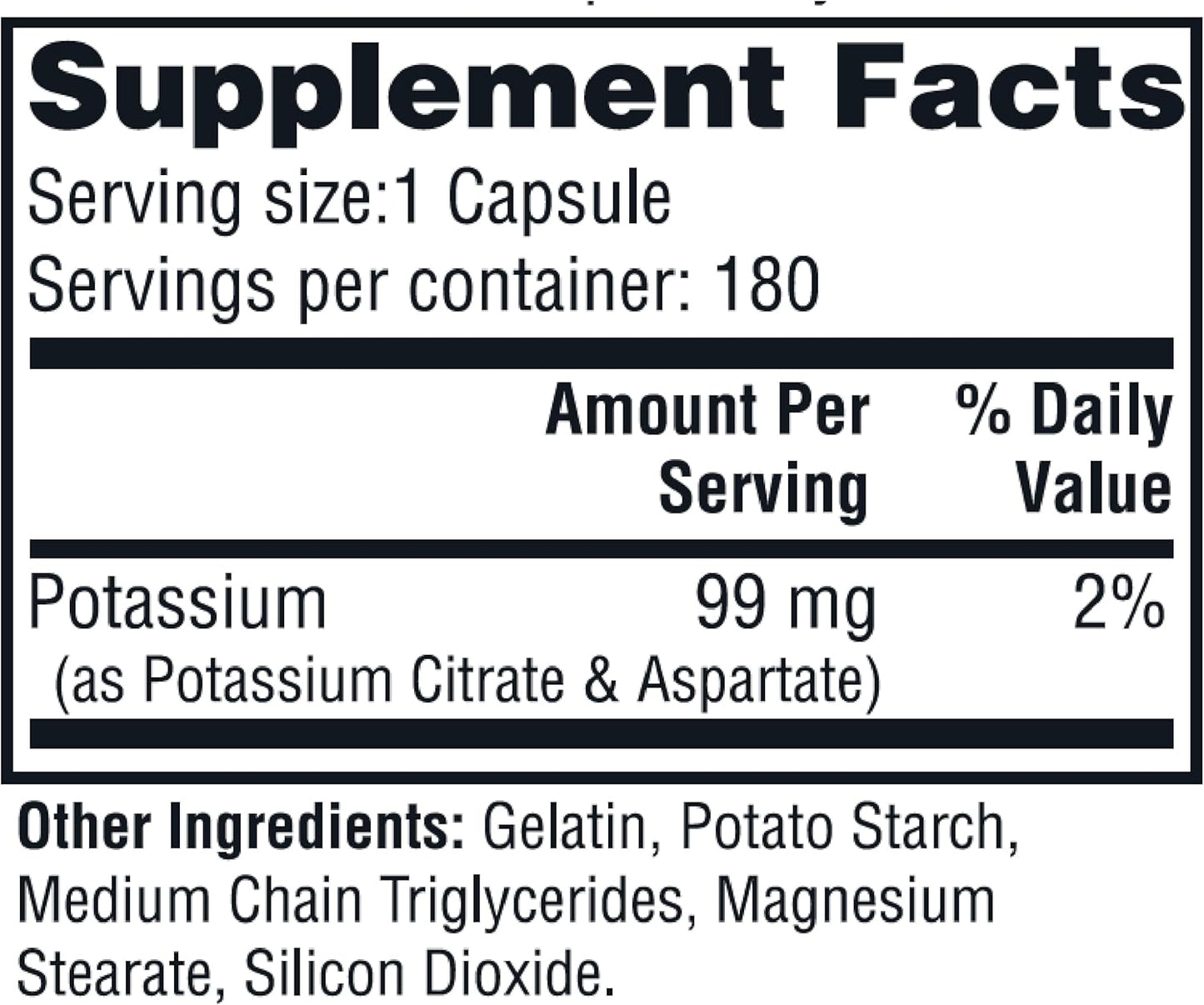 Twinlab Potassium Capsules - 360 Capsules, 99mg - Electrolyte Supplement for Muscle, Heart, and Tissue Health - Pack of 2 - BoostGo Australia