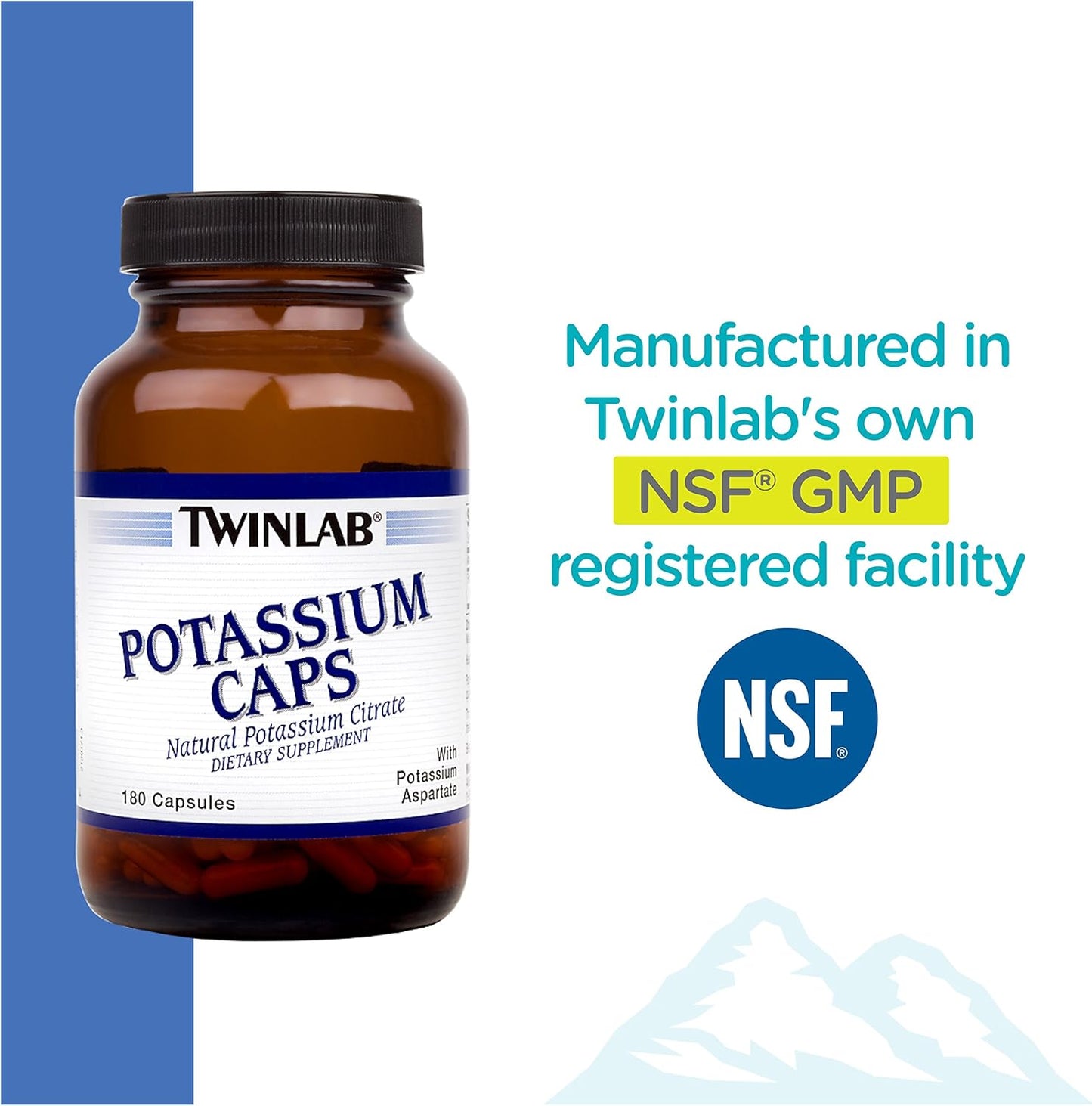 Twinlab Potassium Capsules, 540 Count - Bulk Pack of 3 for Healthy Electrolyte Balance and Muscle Function