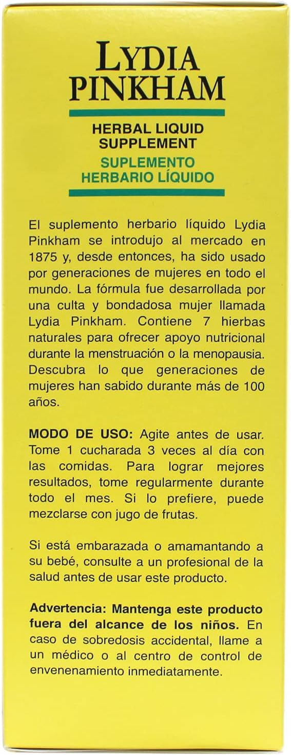 Two Pack of Lydia Pinkham Nutritional Support Liquid - 16oz Bottles