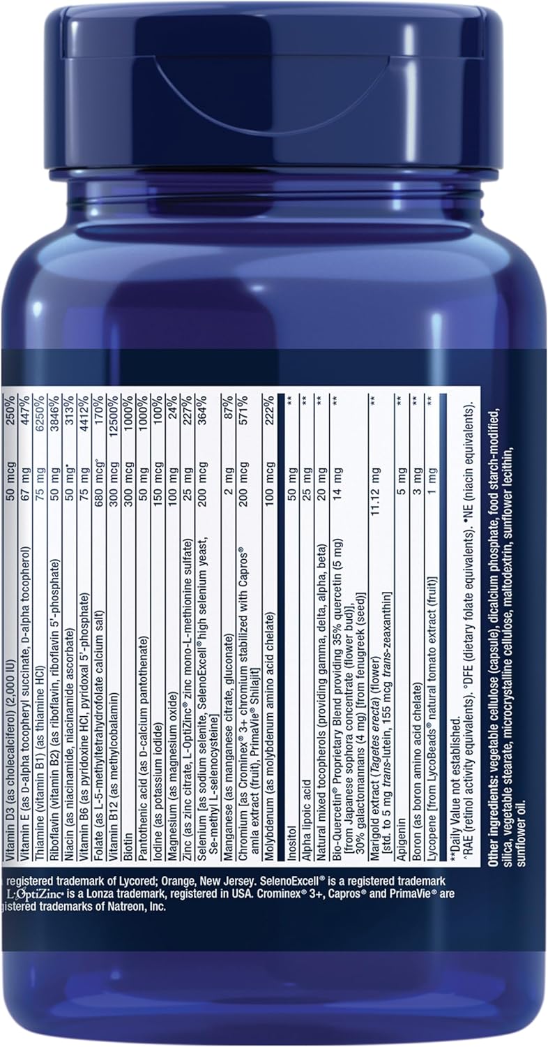 Two-Per-Day Multivitamin Capsules with Vitamins C&D, Magnesium - Supports Heart, Brain, Bone Health