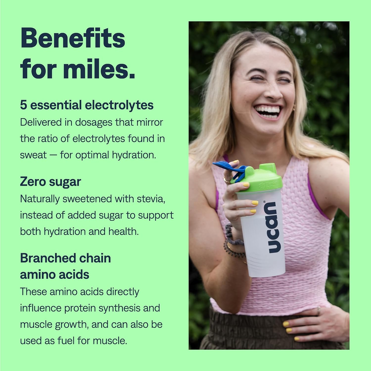 UCAN Hydrate + Aminos Packets, Orange, 10 Count - Keto-Friendly Electrolyte & Muscle Recovery Supplement for Runners & Athletes