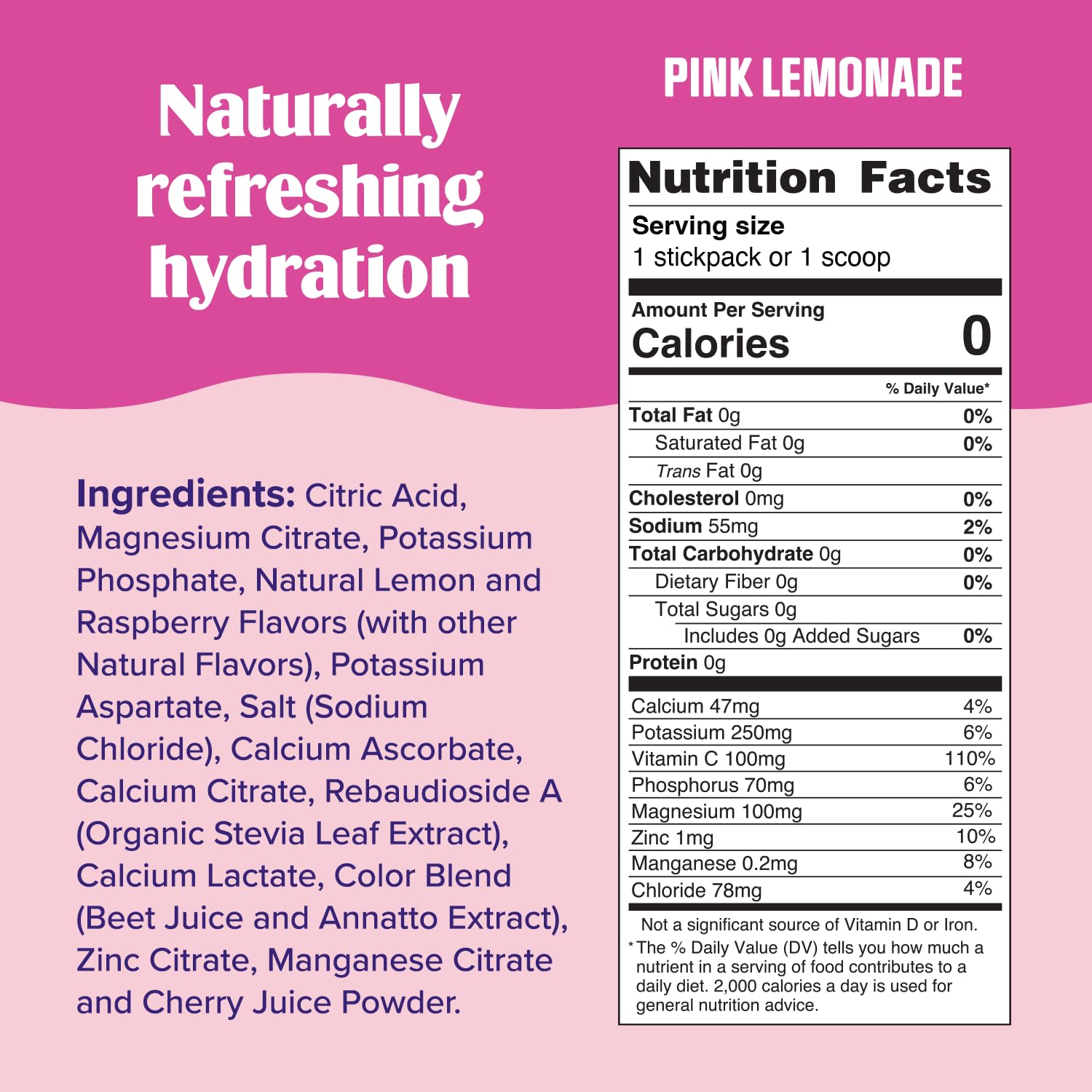 Ultima Replenisher Pink Lemonade Electrolyte Powder Drink Mix - 90 Servings, Hydration Powder with 6 Electrolytes - Keto, Vegan, Non-GMO, Sugar-Free