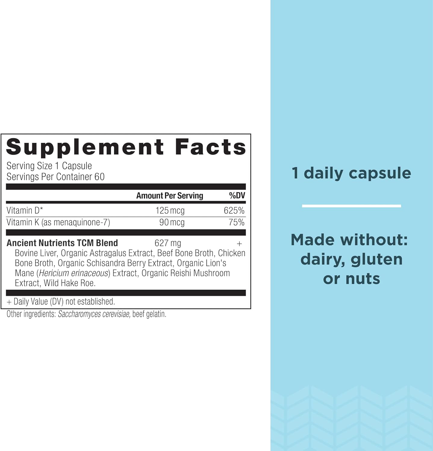 Ultimate Ancient Nutrition SBO Probiotics Capsules with Vitamin D, 60 + 90 Count