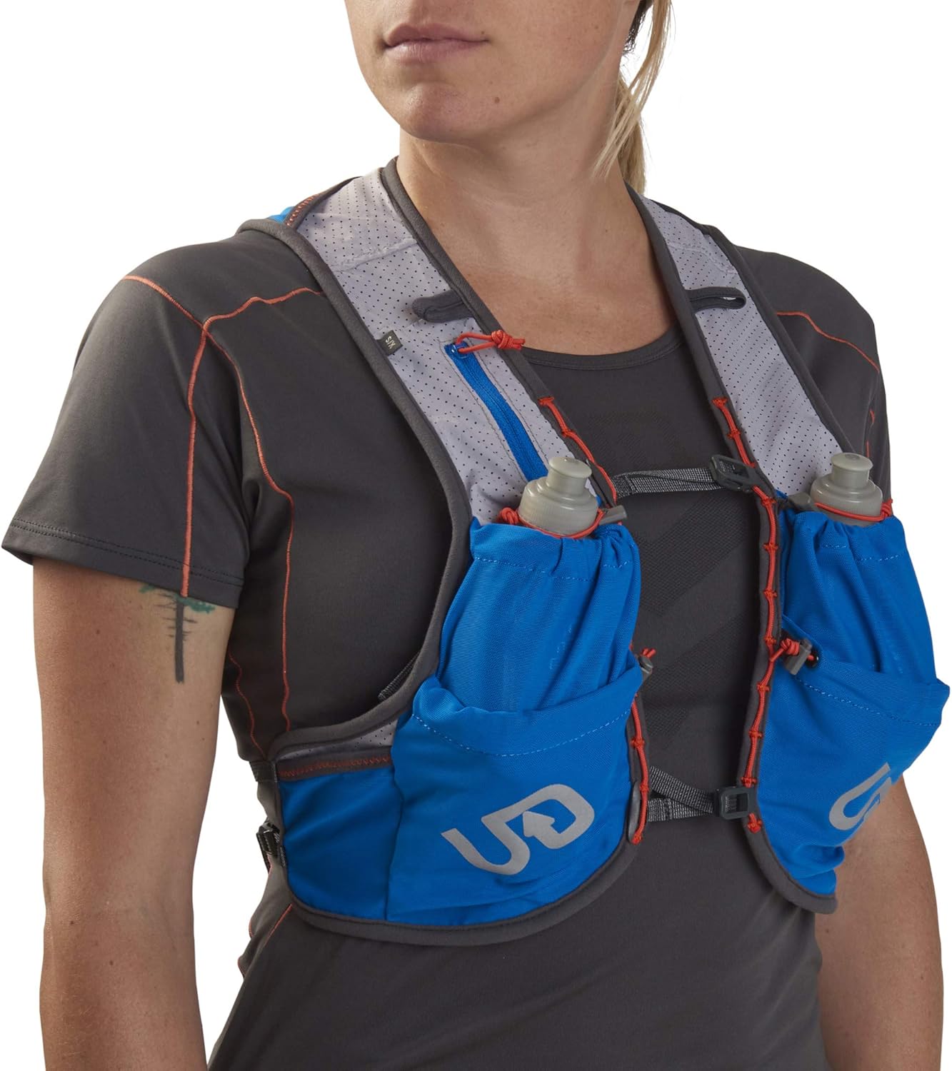 Ultimate Direction Marathon Vest - Race Blue - X-Small/Small - Hydration for Long Distance Running