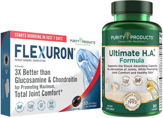 Ultimate H.A. Joint Formula with Krill Oil, Hyaluronic Acid, Astaxanthin, Collagen, and Quercetin for Flexibility and Wellness