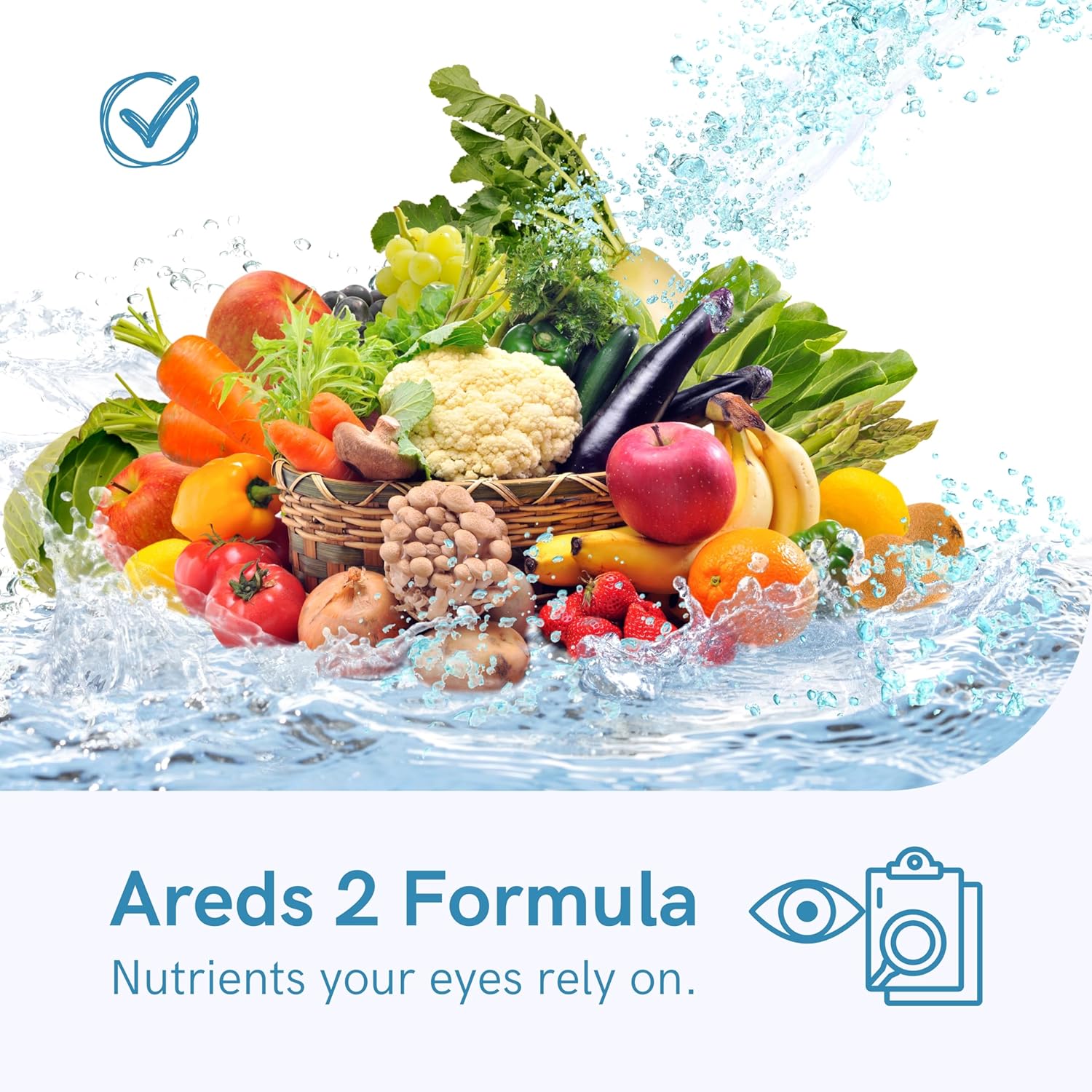 Ultimate Vision & Eye Care Supplement with Areds 2 Formula - 60ct