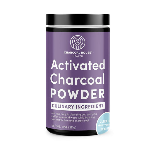 Ultra Fine Coconut Activated Charcoal Powder for Culinary & Cosmetic Use - Smooth Texture for Smoothies, Ice Creams, Pastries, Soaps - Soft Finish, Grit-Free Formula