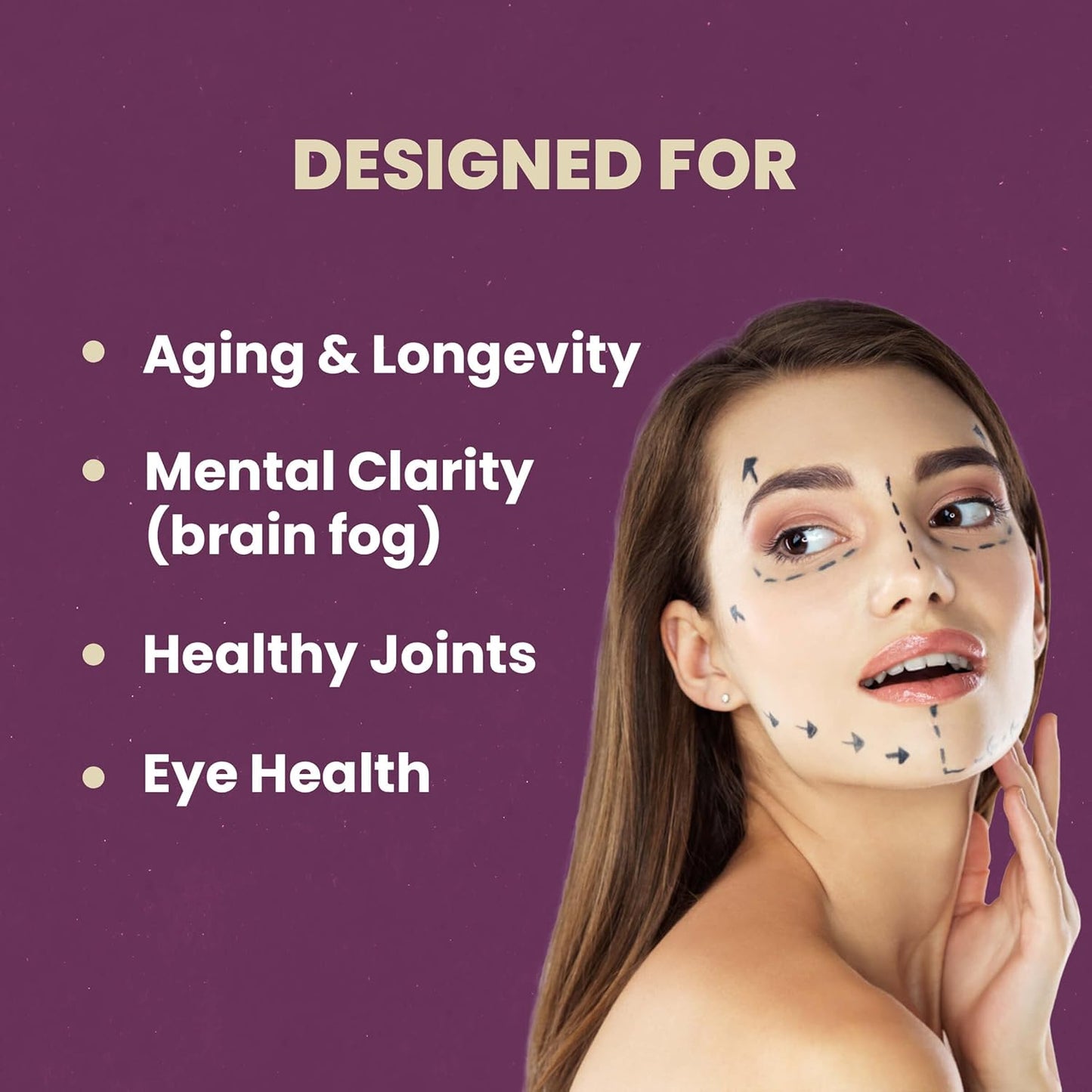 Ultra High Potency VisiVite Reziva Resveratrol Supplement for Longevity & Eye Health - Doctor Formulated Transresveratrol Capsules - Grapeseed Extract - 30 Veg Caps