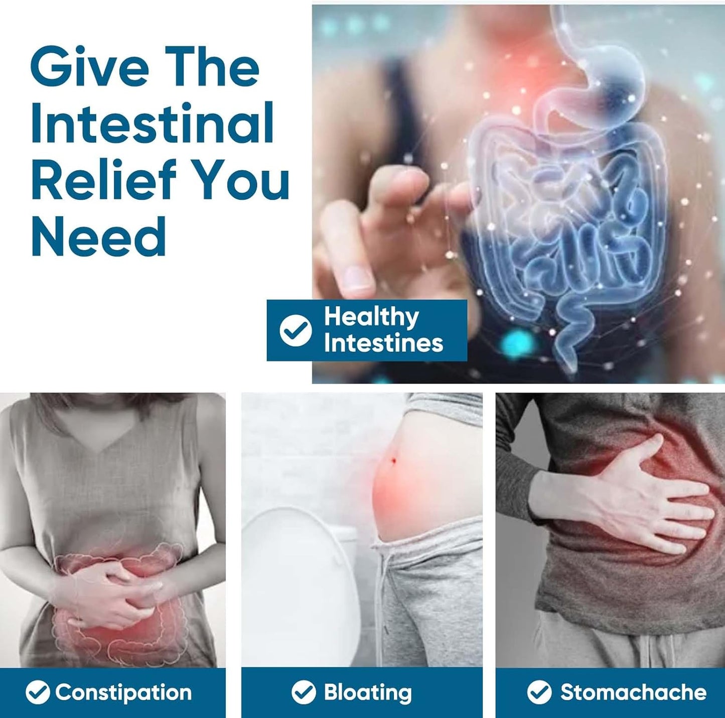 Ultra High Strength DQQI Akkermansia Probiotic Supplement with 300 Billion AFU Live Strain for Gut Health, Immune Support, and Overall Wellness - 120 Capsules for Men and Women