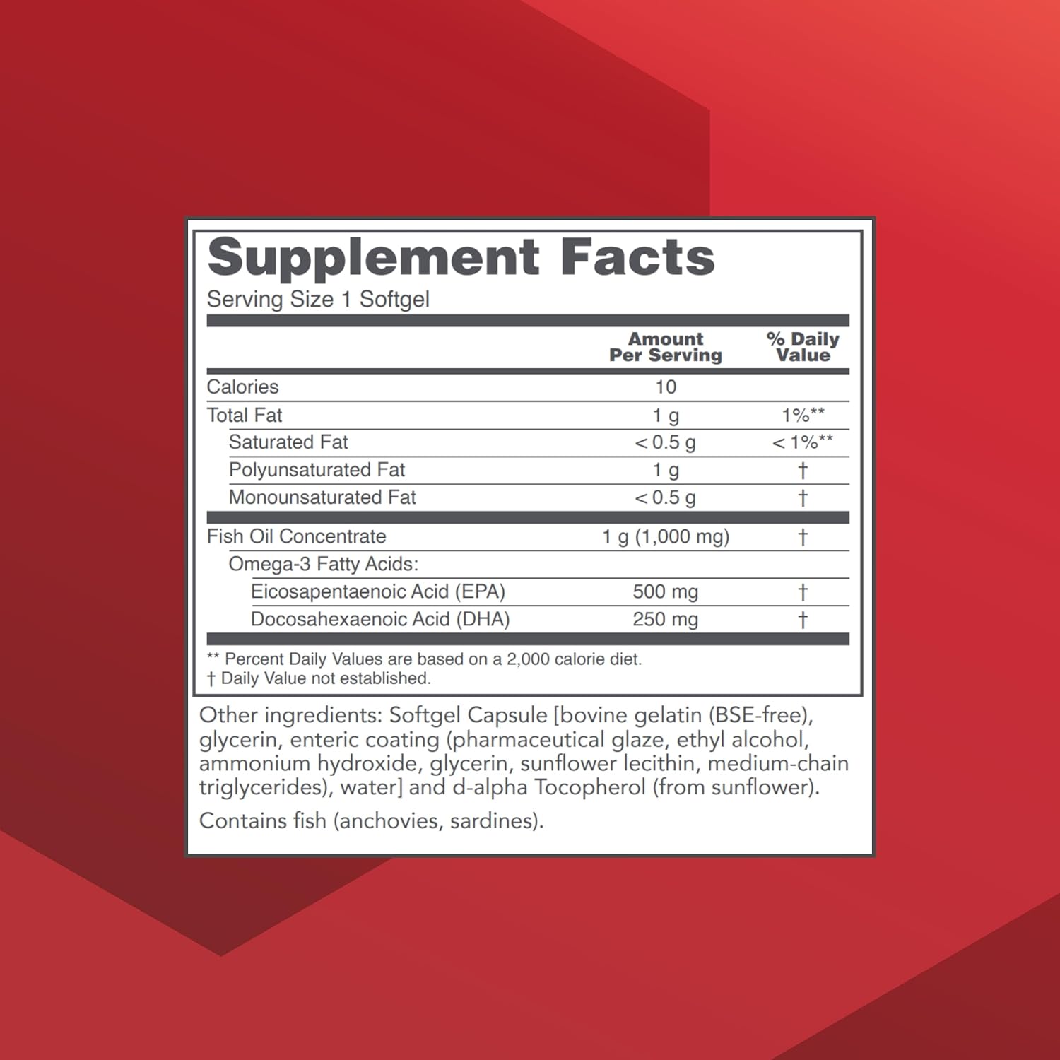 Ultra Omega-3 Fish Oil Supplement for Brain, Heart, & Nervous System Support - 90 Softgels - Non-GMO & Halal Omega Supplement