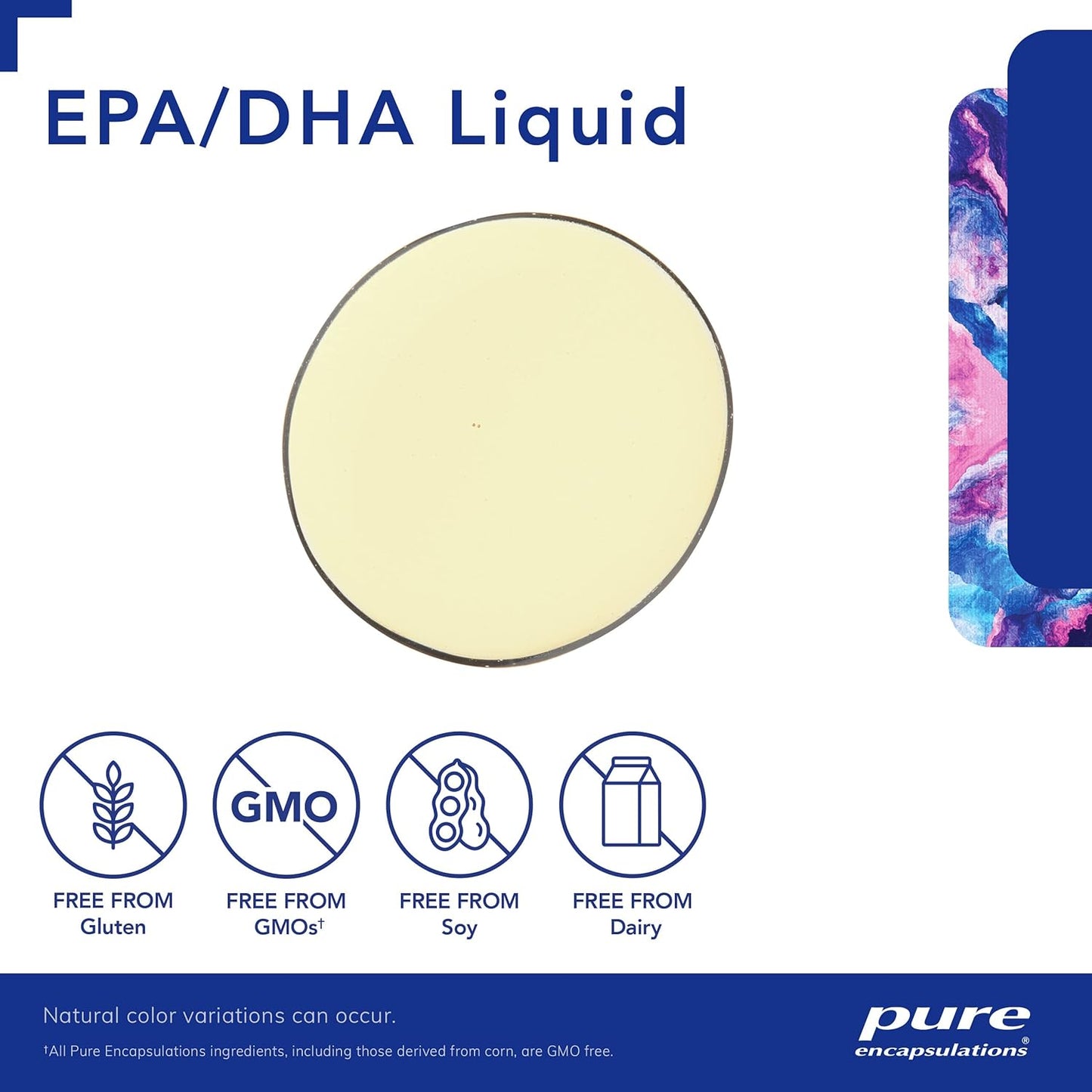 Ultra-Pure EPA/DHA Fish Oil Liquid Supplement | 7 fl. oz. Lemon Flavor | Molecularly Distilled Omega-3 Oil