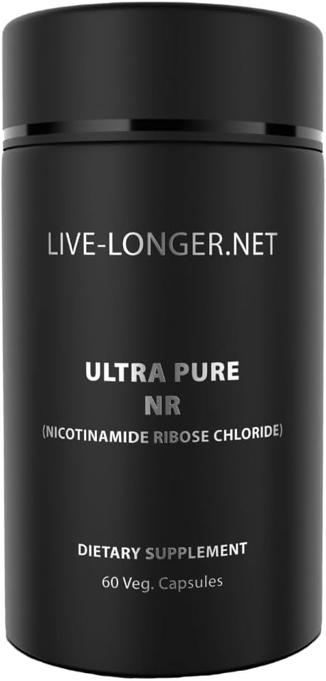 Ultra Pure NR (Nicotinamide Riboside) Capsules - 350mg | Anti-Aging NAD Booster | Supports Cellular Energy, Repair & Protection | Vegan, Gluten-Free & Non-GMO | 60 Count