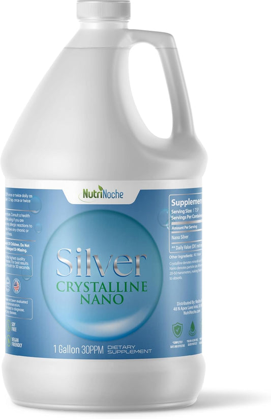 Ultra Pure NutriNoche Colloidal Silver with 99.99% Crystalline Nano Particles