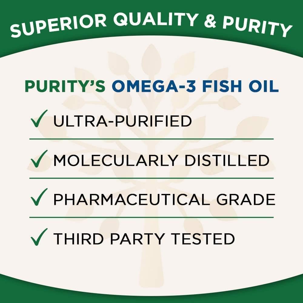 Ultra Pure Omega 3 Softgels - 60 Count by Purity Products - BoostGo Australia
