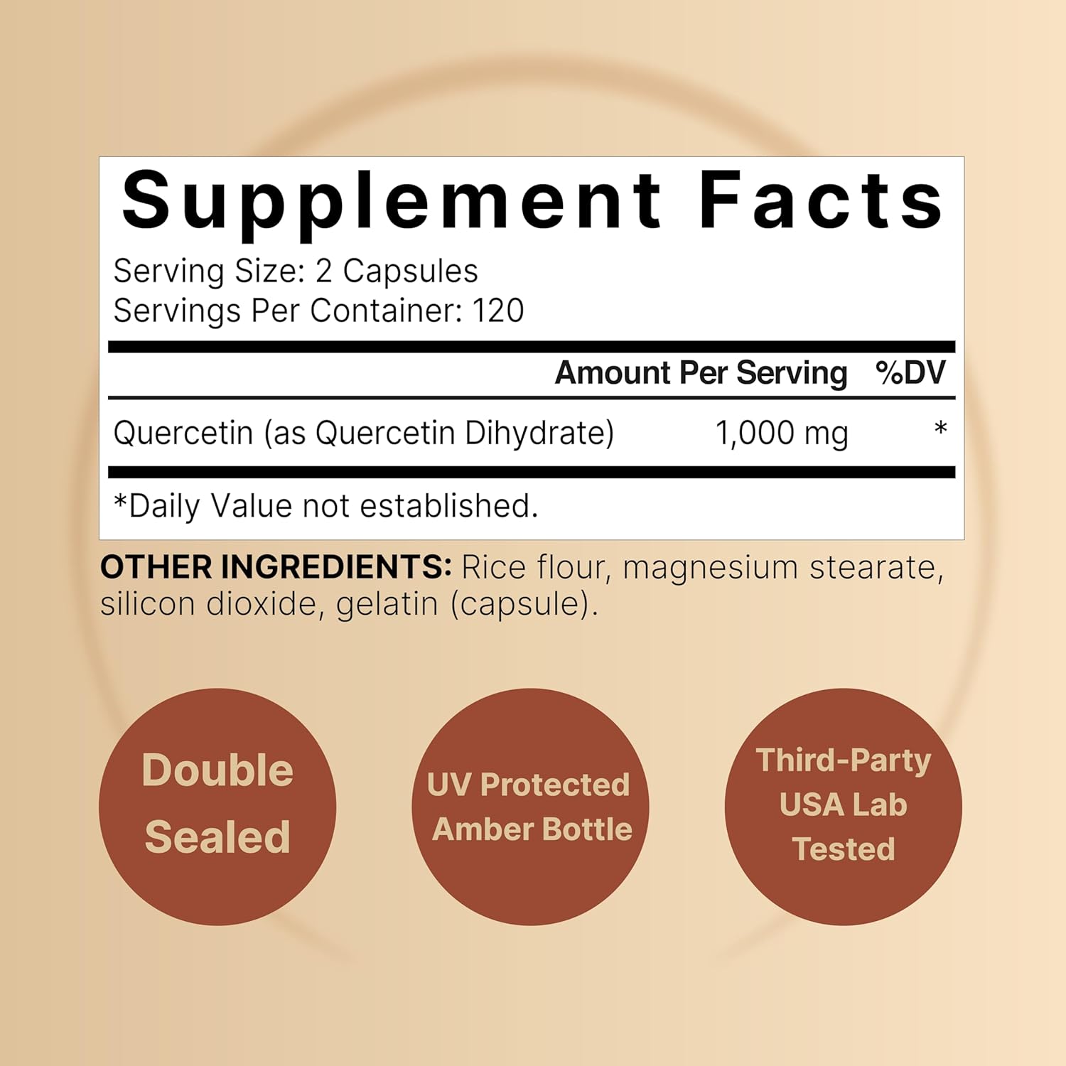 Ultra Strength Quercetin 1000mg Bundle with 10 in 1 Mushroom Powder - Immune & Brain Health Support