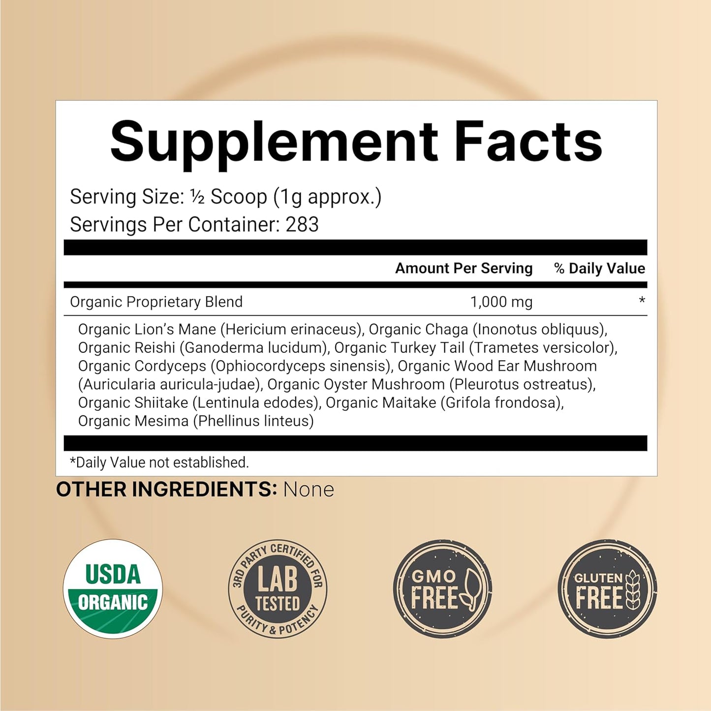 Ultra Strength Quercetin 1000mg Bundle with 10 in 1 Mushroom Powder - Immune & Brain Health Support