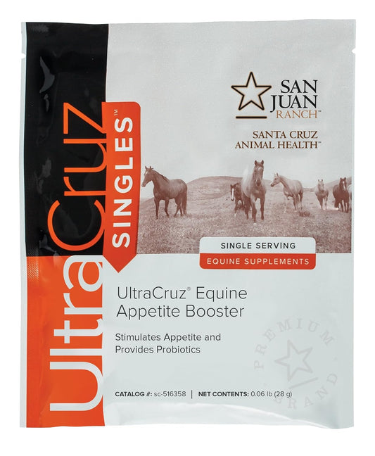 UltraCruz Equine Appetite Support Pellet Supplement for Horses - 120 Singles, 60-Day Supply