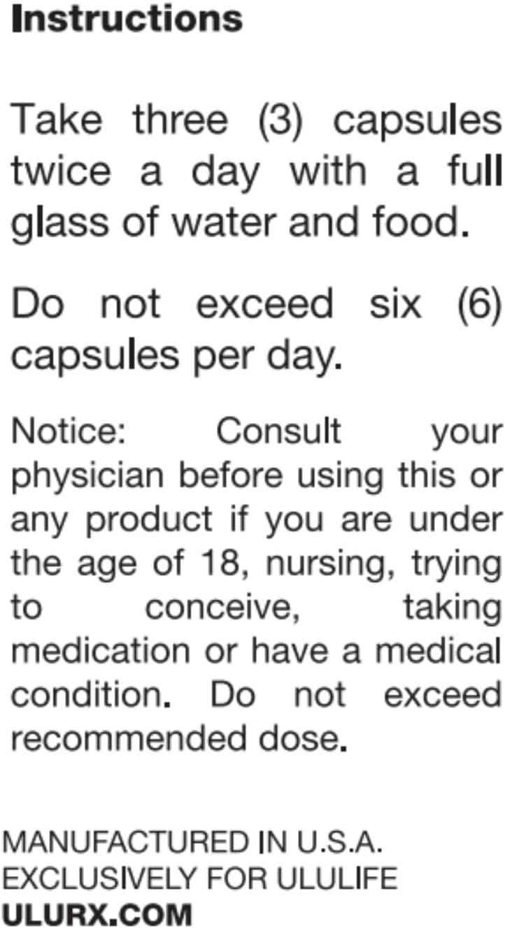 ULULIFE Ultimate Multivitamin: Vegan Blend for Stronger Hair, Skin, & Nails, Improved Antioxidant & Energy Levels, Better Sleep & Less Stress - 180 Capsules