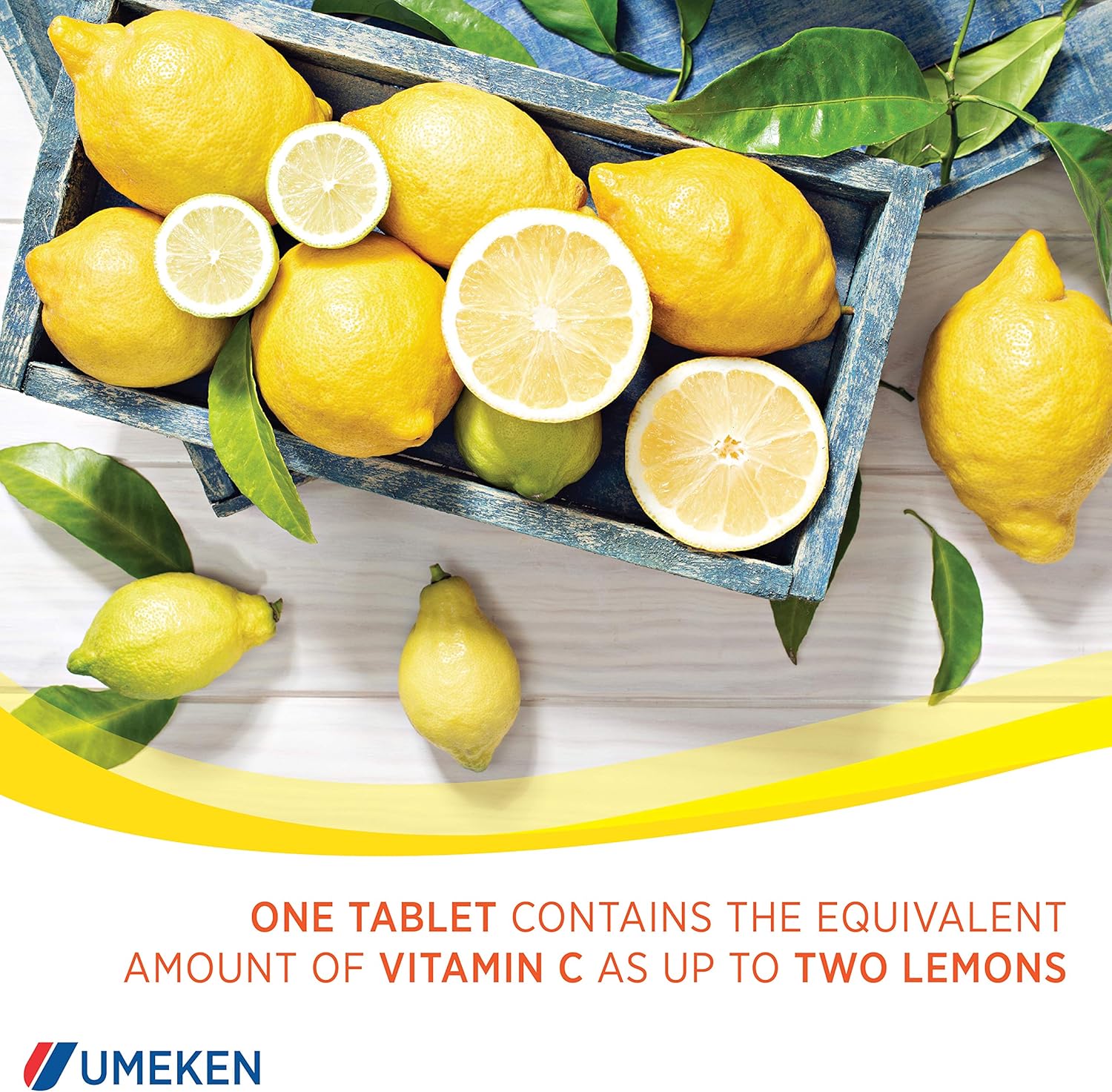 Umeken C-Balance High Potency Chewable Vitamin C Supplements with Citric Acid & GLA - 200g, 4.5 Months Supply (Pack of 2)