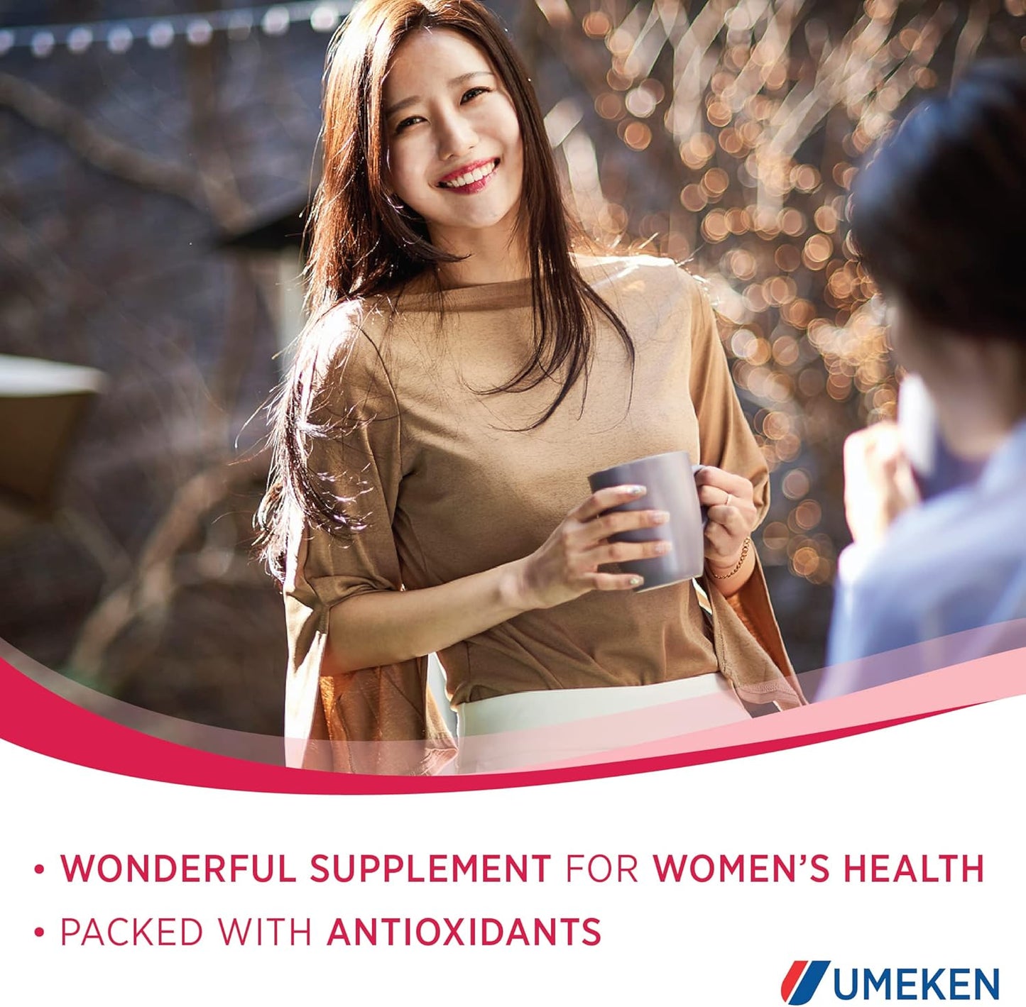 Umeken Pomegranate Chewable Supplement for Women - 360 Count Bottle (2 Month Supply) - Natural Vitamins, Minerals, Citric Acids, Tannins - Japanese Pomegranate Dietary Supplement