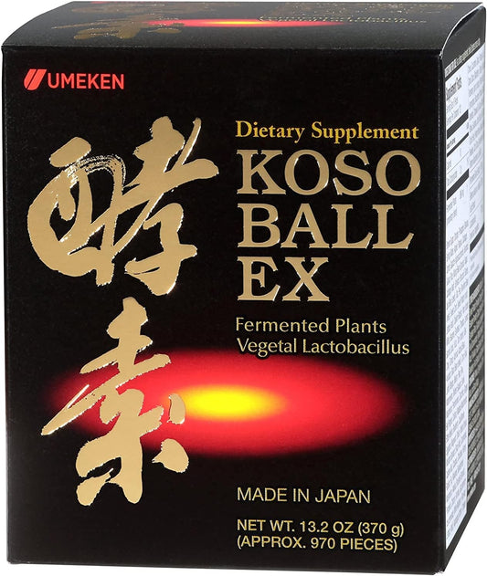 Umeken Special Koso Ball EX - Plant-Based Enzyme Dietary Supplement, 13.2 oz Bottle
