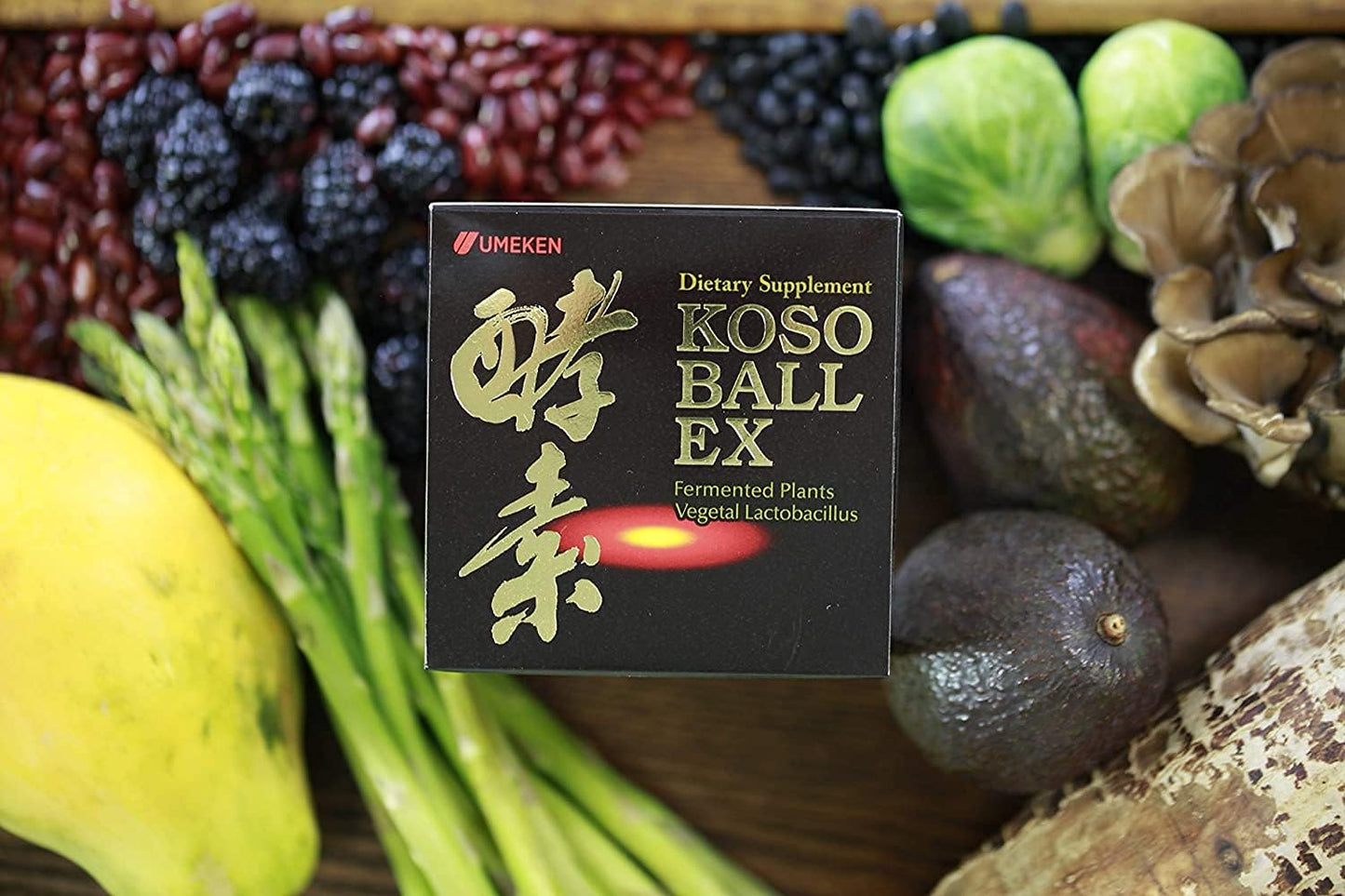 Umeken Special Koso Ball EX - Plant-Based Enzyme Dietary Supplement, 13.2 oz Bottle