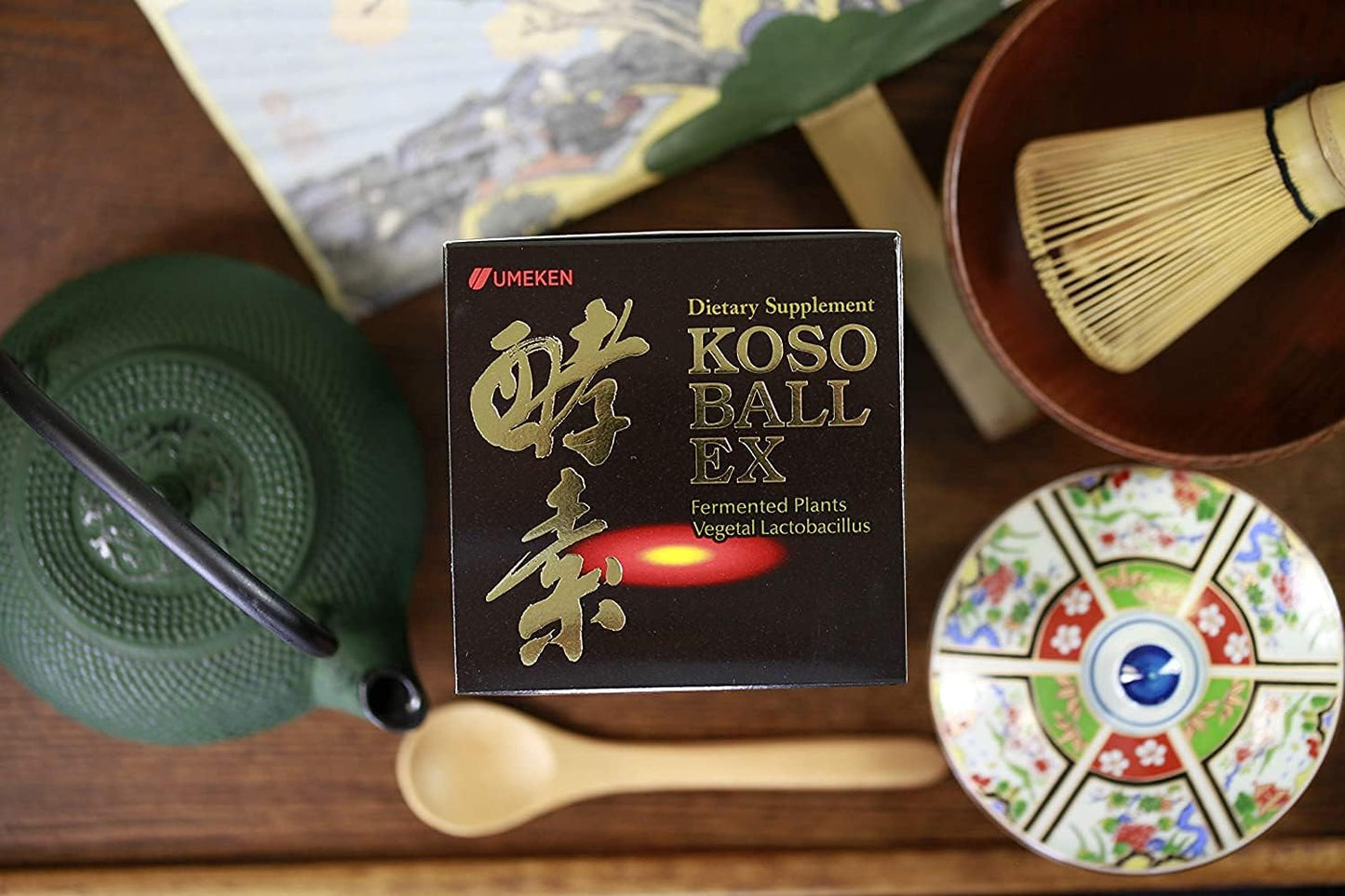 Umeken Special Koso Ball EX - Plant-Based Enzyme Dietary Supplement, 13.2 oz Bottle