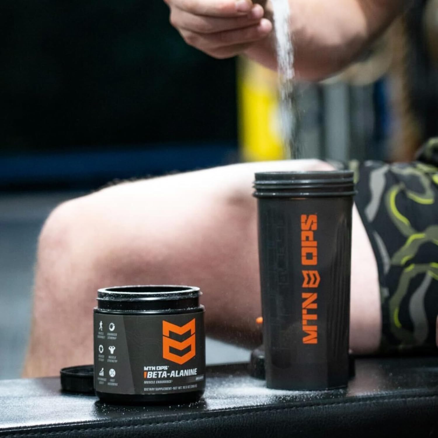 Unflavored Beta Alanine Powder Pre Workout, 3g per Serving, 100 Servings - MTN OPS