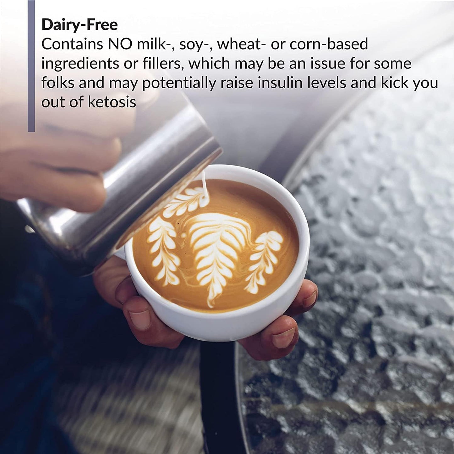 Unflavored BioTrust Keto Elevate Pure C8 MCT Oil Powder with BlenderBottle - Bundle Deal