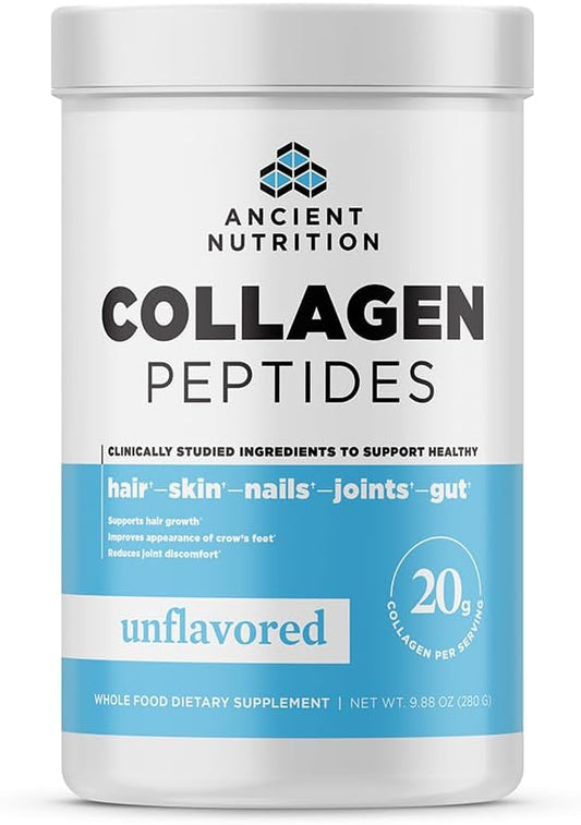 Unflavored Collagen Peptides by Ancient Nutrition - 9.88 OZ