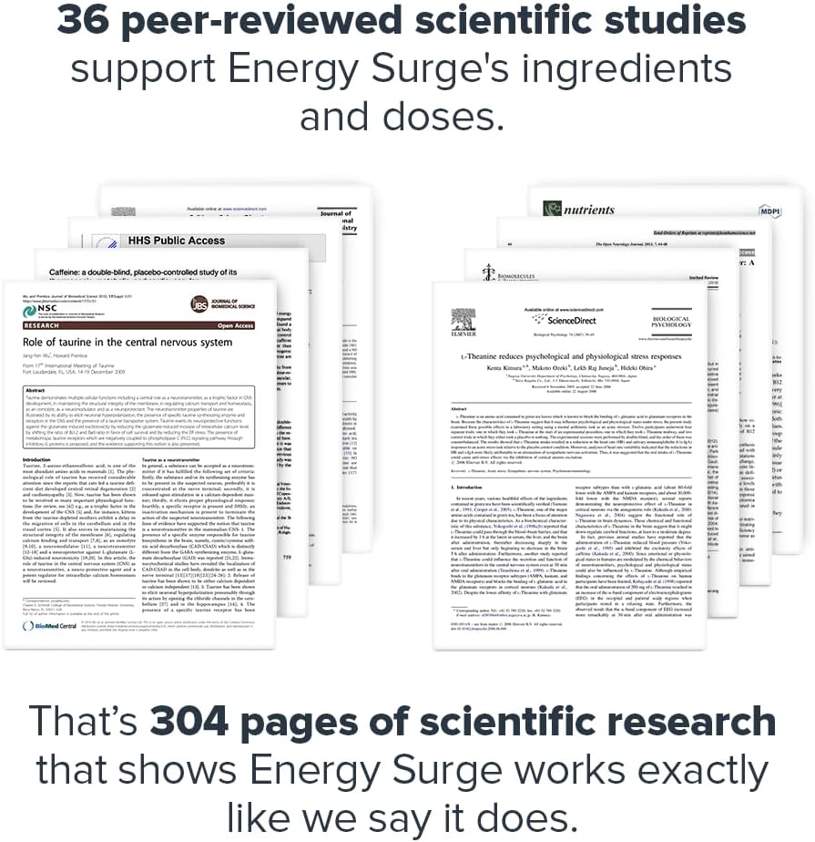 Unflavored Energy Supplement Powder with Caffeine, Taurine, and Vitamin B Complex - Natural Sweetener for Healthy Energy Drinks (120g)