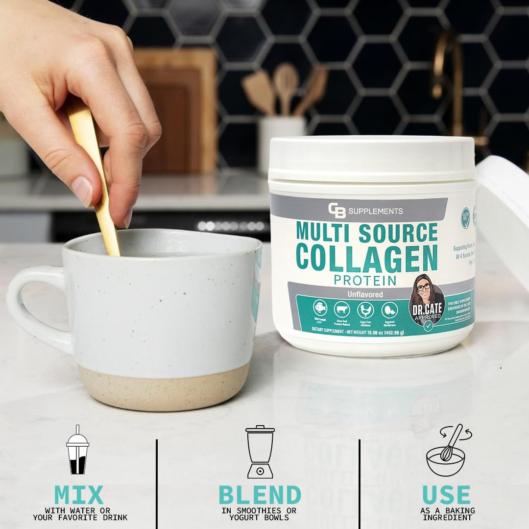 Unflavored Multi Collagen Protein Powder - Hydrolyzed Bovine & Marine Collagen Peptides - BoostGo Australia