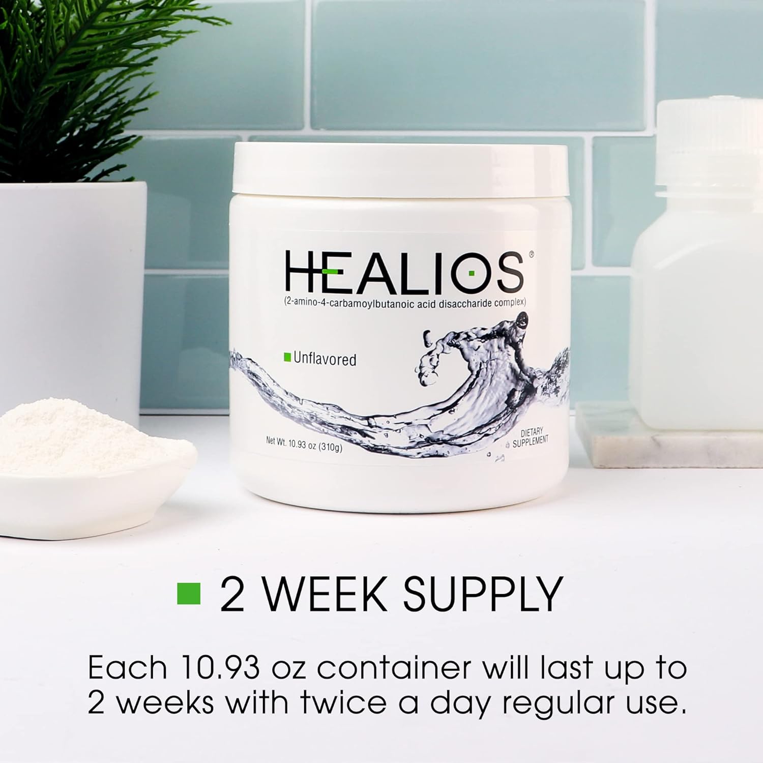 Unflavored Oral Health and Dietary Supplement Powder with L-Glutamine, Trehalose, and L-Arginine - 10.93 oz.