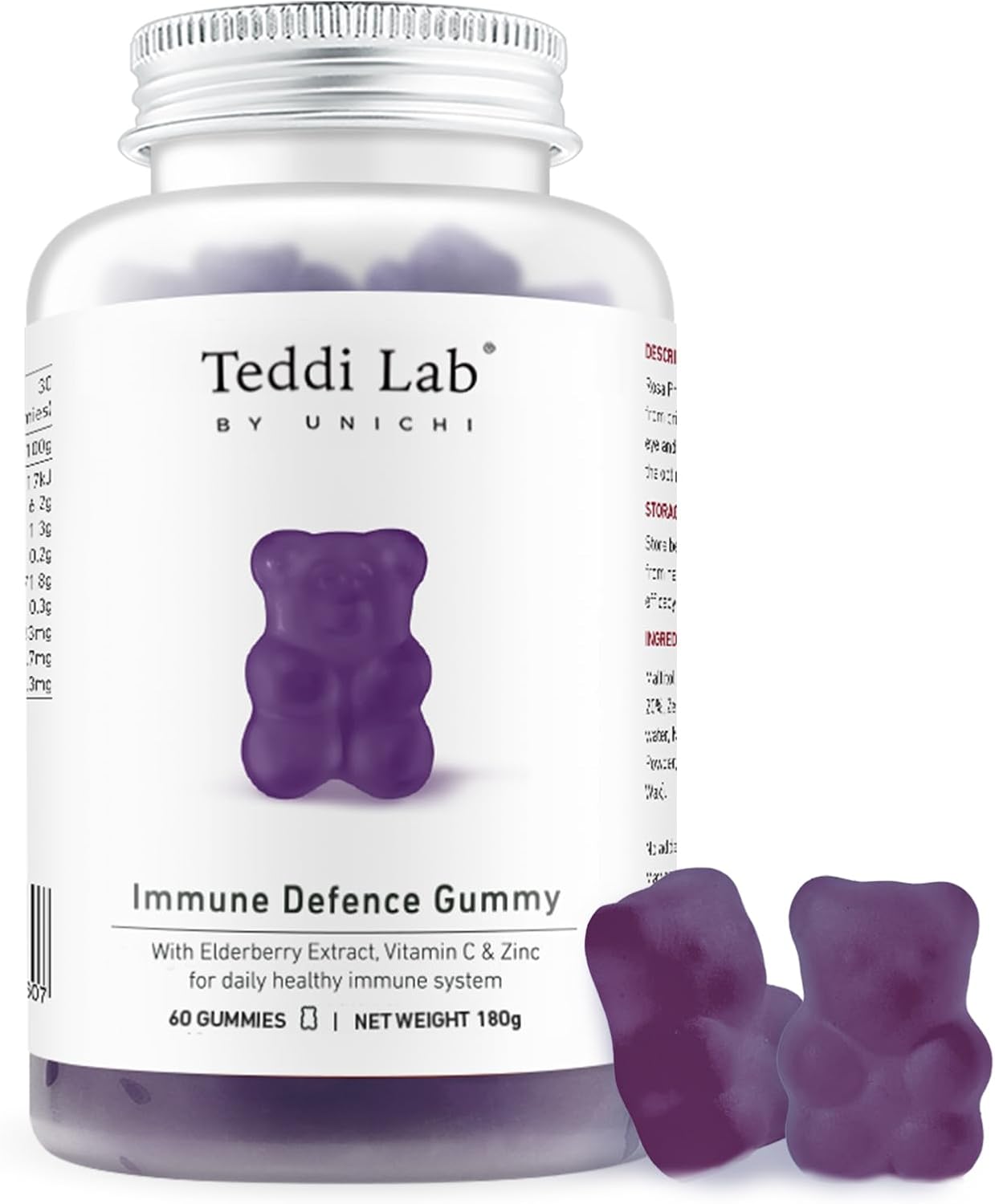 Unichi Eye Health and Immune Defence Gummies for Optimal Health