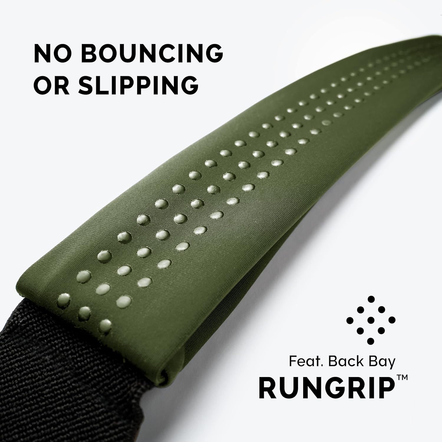 Unisex Back Bay Slim Running Belt with Phone Pocket for Runners, Waist Bag for Workouts, Money Belt for Men and Women