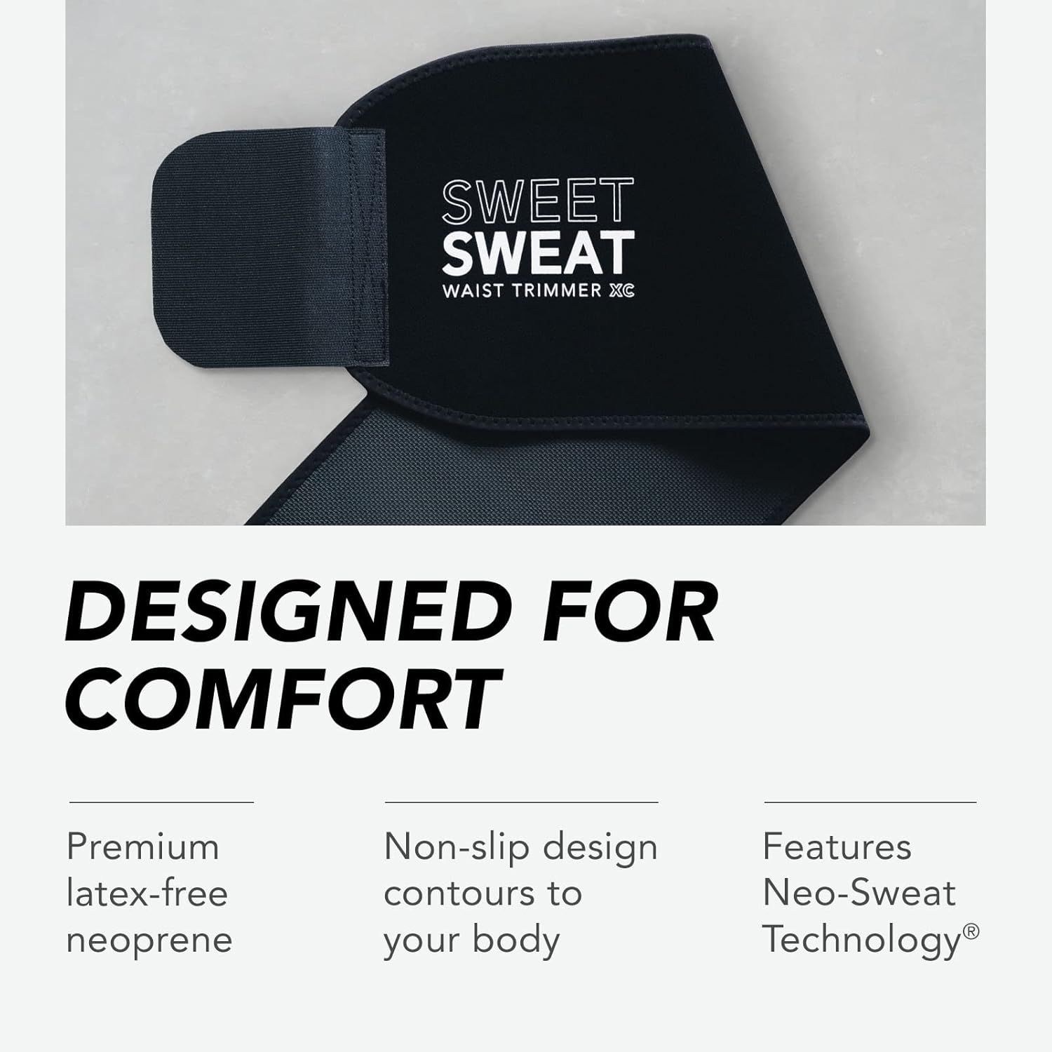 Unisex Sweet Sweat Waist Trimmer Band for Intense Training & Workouts - Slimming Waist Trainer
