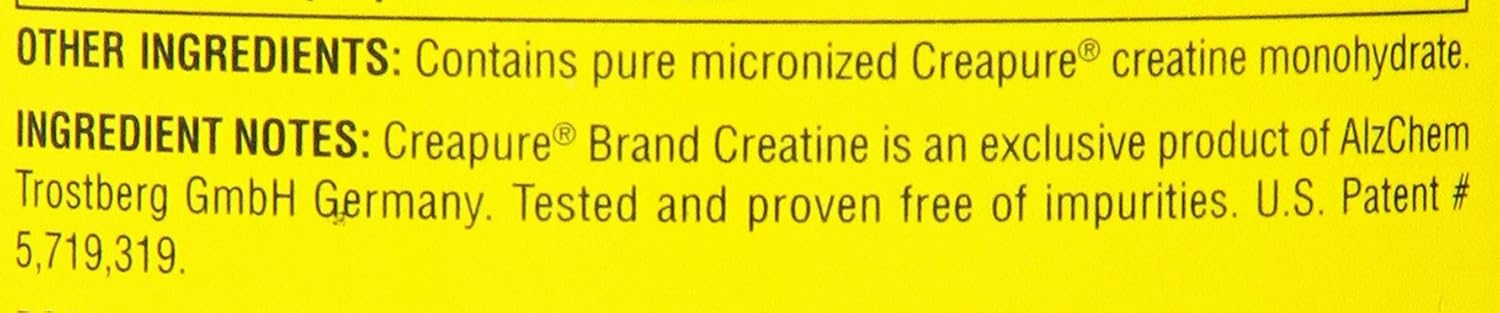 Universal Nutrition Creatine Powder - 200 Grams, Pack of 2 - Muscle Building Supplement