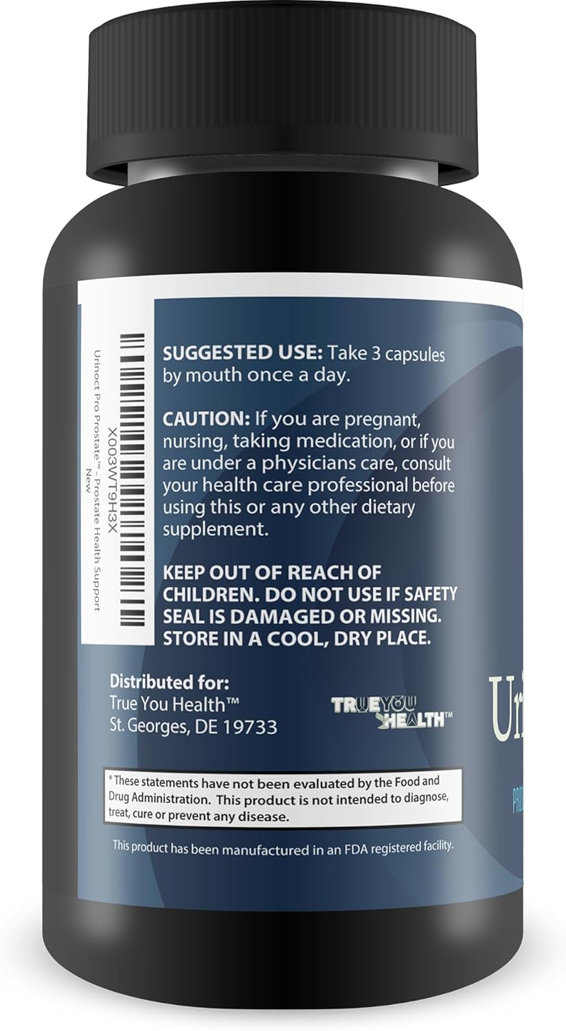 Urinoct Pro Prostate Health Supplements for Men - Reduce Frequent Urination - Promote Healthy Prostate Size and Function - Urinary Health Support