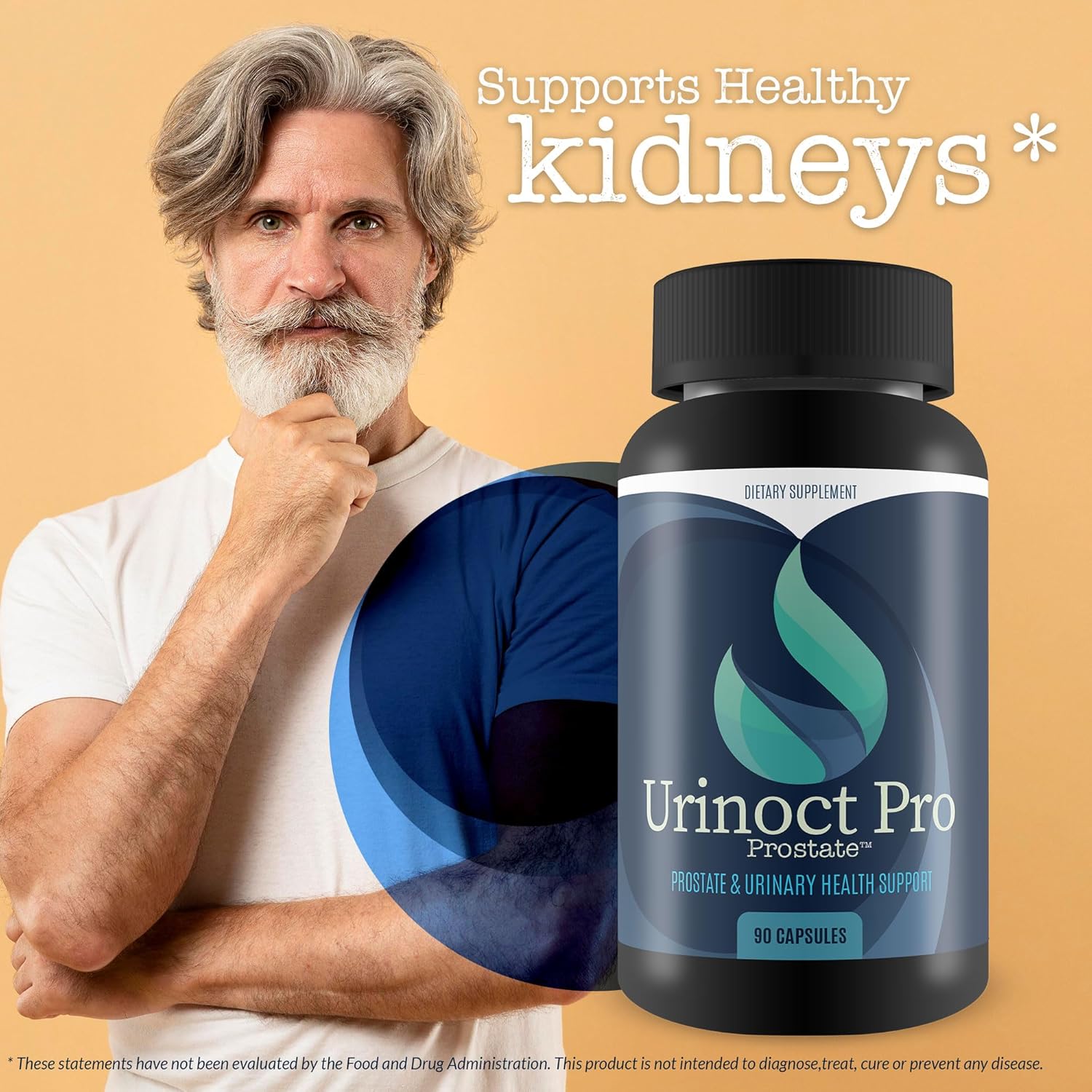 Urinoct Pro Prostate Health Supplements for Men - Reduce Frequent Urination - Promote Healthy Prostate Size and Function - Urinary Health Support