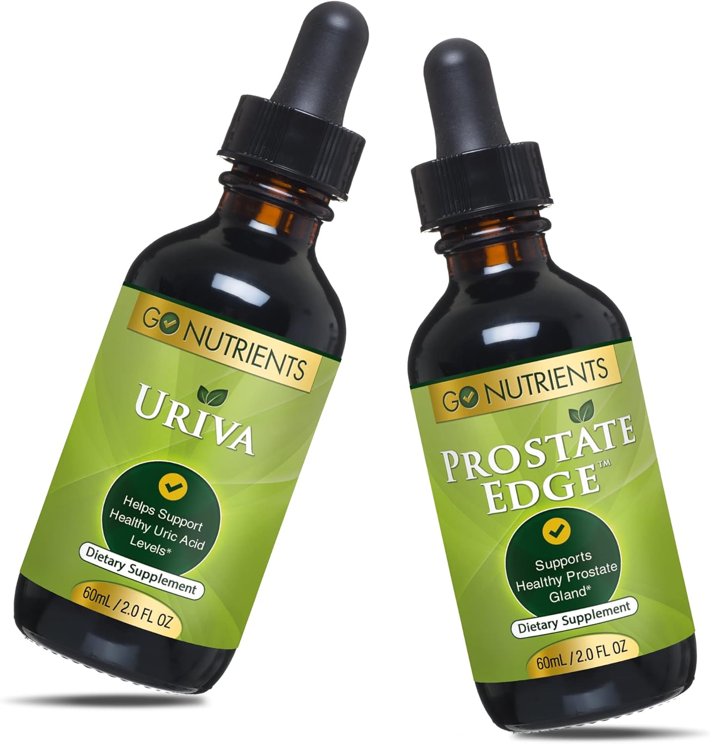 Uriva & Prostate Edge Prostate Supplement for Men - Supports Healthy Uric Acid Levels and Comfort