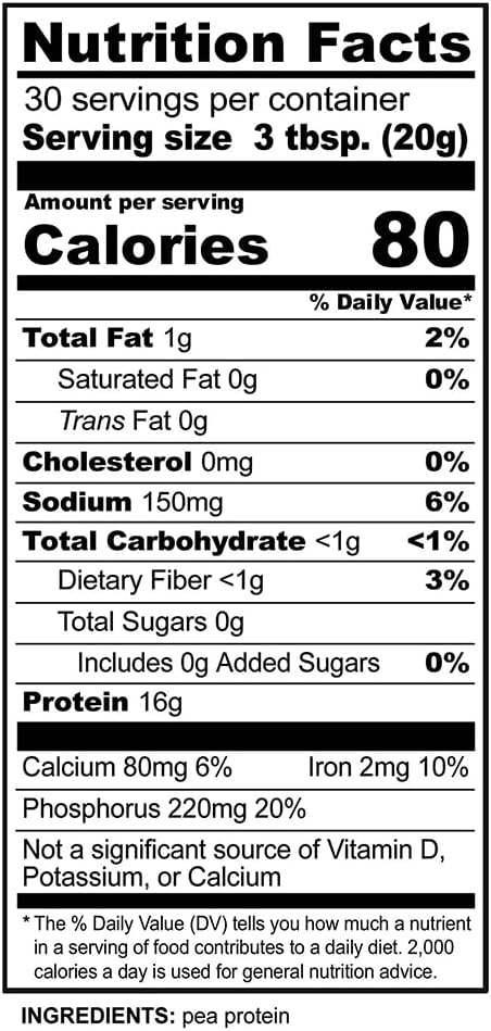 USA-Made NutriBiotic Pea Protein Powder, 21 Oz | Creamy Low Carb Vegan Protein | BCAA-Rich & GMO-Free | Keto & Gluten-Free