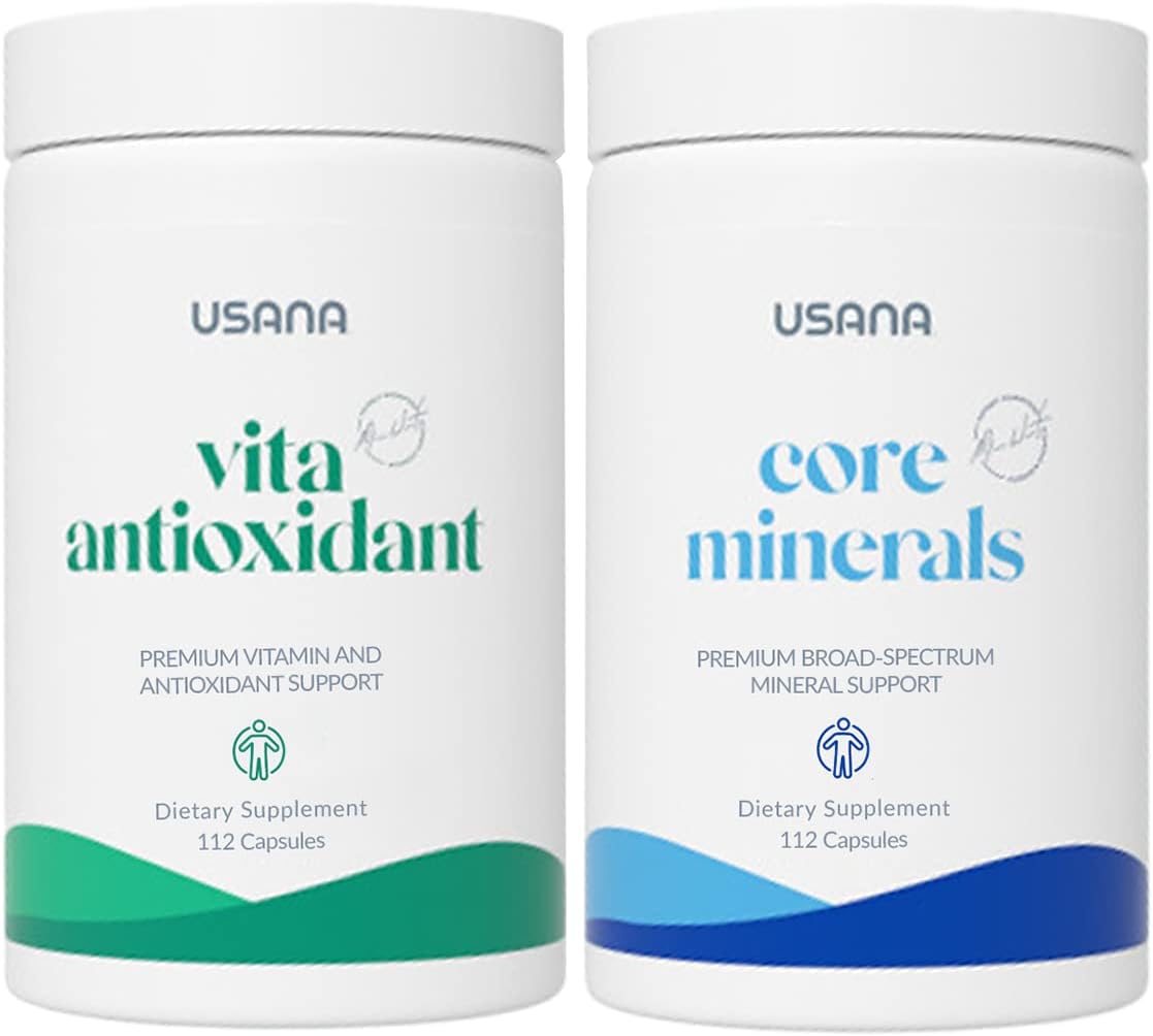 USANA CellSentials - Essential Minerals and Antioxidants with InCelligence Technology - 112 Tablets - 28 Day Supply