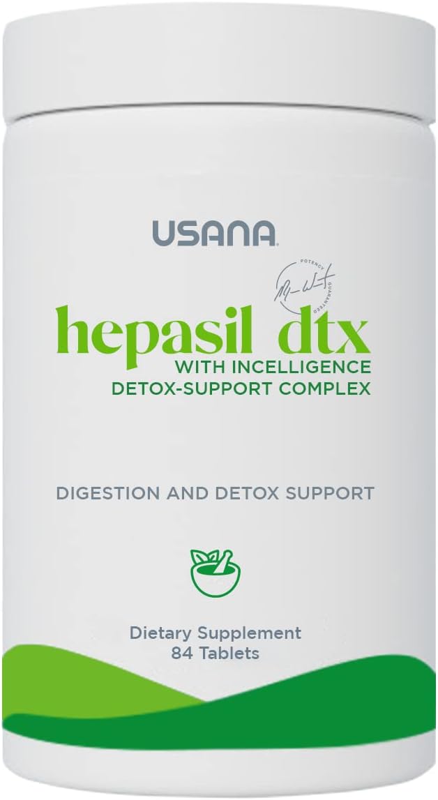 USANA Hepasil DTX with InCelligence - Comprehensive Health Support Complex - 84 Tablets